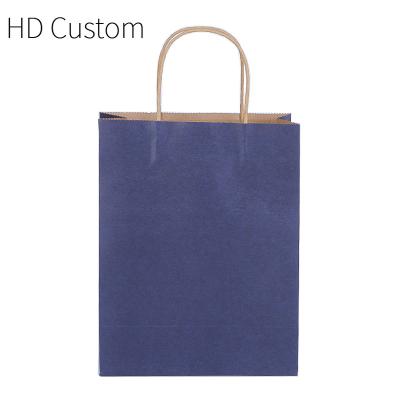 China Recyclable Custom Snack Packaging Kraft Paper Bag With SOS Window Bags Manufacturers Handle Special High Quality Shopping Place for sale