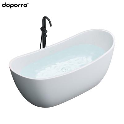 China 2020 New Europe Style Eco-friendly Durable Cheap Bathtub Acrylic Small Freestanding White Tub for sale