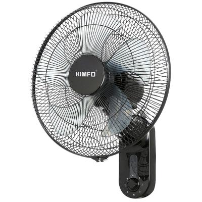 China Low Noise High Quality Modern 16 Inch Wall Mount Fan With Swing And Pull Key Switch for sale