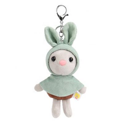 China Custom Soft Animal Plush Cloth Decoration Cartoon Girls Key Chain Key Chain for sale