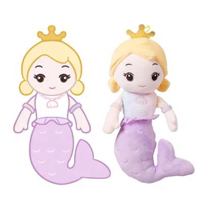 China Custom Decoration Cartoon Mermaid Plush Doll Maker OEM Art Stuffed Plush Toy Maker for sale