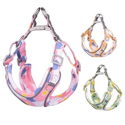 China Summer Wholesale DETACHED Adjustable Design Leash Dog Harness Lead Luxury Set for sale