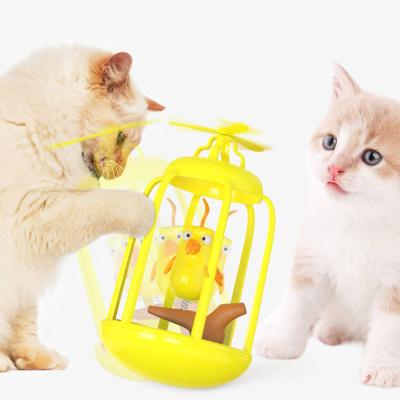 China New Viable Popular Sounding Bird Cage Teases Cat Rocker Cat Toys Pet Toys Dog for sale