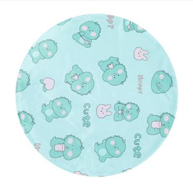 China Breathable Pet Round Mat Bed Pet Cold Gel Pad Heat Relief Summer Soft Cool Dog Cooling Mat Cool Down Pet Ice Pad Cat Cushion for sale