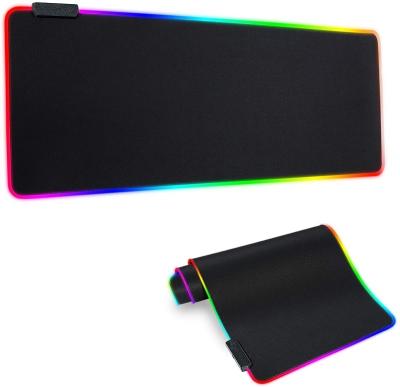 China Wholesale Hot Sale Durable Large Size LED XXL RGB Mouse Pad Factory Price Gaming Mouse Pad Waterproof Rubber for sale