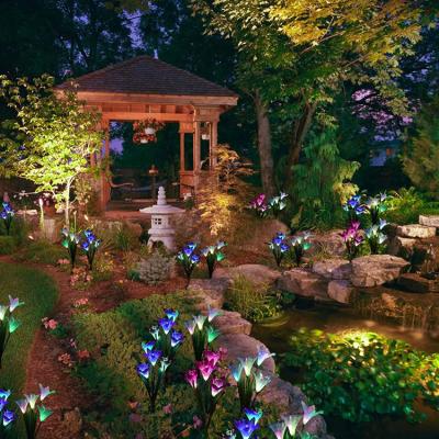 China Outoors Patio Pathway Landscape Garden Decorative LED Light Outdoor Solar Light Multi Colors Garden Solar Lights for sale