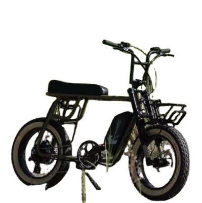 China Aluminum Alloy 1000W Fat Tire Electric Bike Retro Motorcycle Mountain Bike City Electric Bike for sale