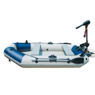 China China Portable Small 3.5m Outdoor Commercial Inflatable Drift Wood Floor Pilot Boats Fishing Boat With Outboard Motor Used Together for sale