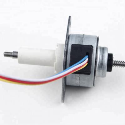 China 12V Voltage 25mm Linear Motor P.M. Stepper Motor 5V Mini Linear Stepper Motor 25BYZ For Bank Device 25byz-22 for sale