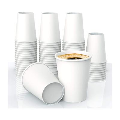 China 8oz Disposable Hot Disposable Biodegradable Packaging Coffee Tea Cup Eco Friendly Paper Cups for sale