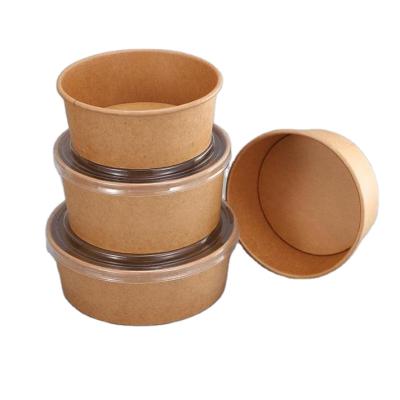 China Disposable Special Hot Selling Custom Salad Bowl Food Boxes Take Out Packaging With Lid for sale