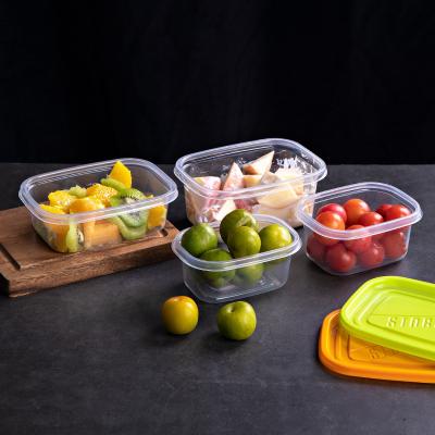 China Disposable Storage Container Luxury Takeaway Box Plastic Food Storage PP Plastic Food Container for sale