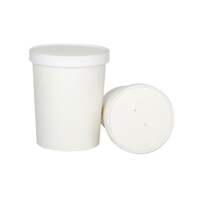 China Biodegradable High Quality Durable Using Various Round Disposable Ice Cream Packaging Paper Cups for sale