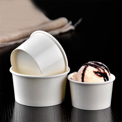 China New Type 3oz Ice Cream Vending Biodegradable Well Disposable Paper Cup for sale