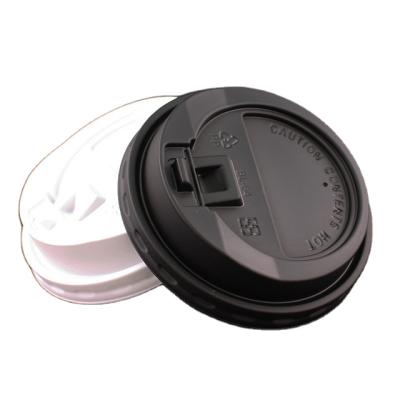 China Wholesale Child Safe Lid For Coffee Cup Take Away Disposable Plastic Lid PS 80mm 90mm For Paper Cup for sale