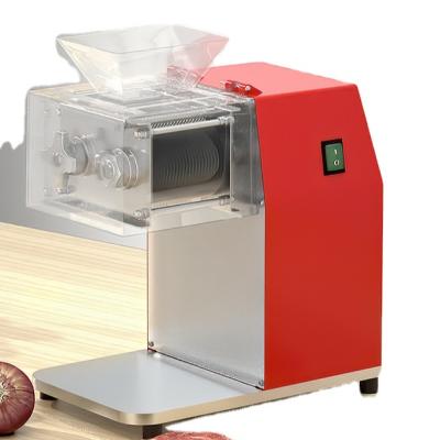 China Hotels Table Type Fully Automatic Commercial Meat Slicer Automatic Shredded Meat Cutting Machine Electric for sale