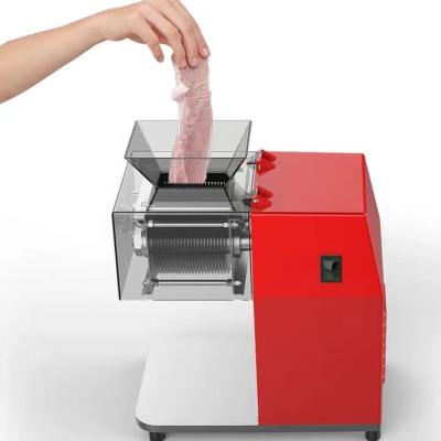 China Hotels Cheap Price 10MM Beef Jerky Cutter Slicer Fresh Flake Pork Meat Mutton Cutting Slicing Machine for sale