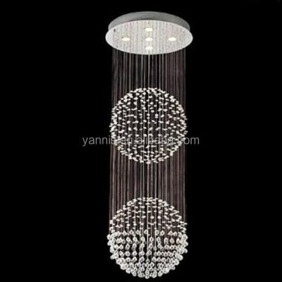 China Modern Crystal Chandelier Lamp Antique Ceiling Chandelier LED Rain Drop Chandelier for sale