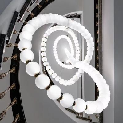 China 3 Meters Large Light Lamp Modern Led Crystal Minimalist Chandelier for sale