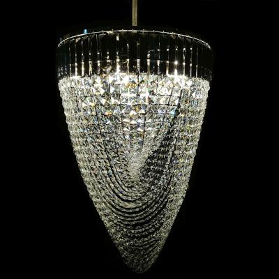 China Crystal Sconce Hanging Wedding Lights Pendant Lamp Chandelier Modern Wedding for sale