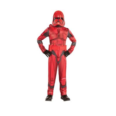 China Acrylic Red Trooper Suits Halloween Teens Cosplay Costumes Dress Up for sale