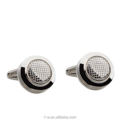 China Fashion Silver Color Brass Cufflink for sale