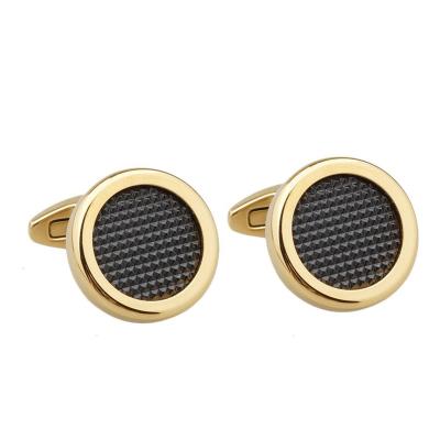 China Promotions Gifts Wholesale Men Cufflinks Blank Round Stainless Steel Cufflinks for sale