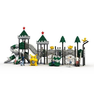 China Engineering Plastics + Galvanized Steel Pipe Castle Slide Slide Park Kindergarten Market Large Series Amusement Park Ring Slide double for sale