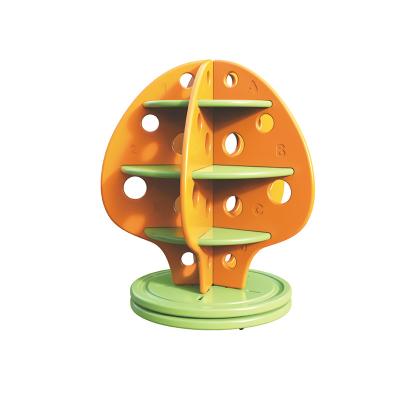 China Modern plastic indoor cartoon children's toy portable children's shelf storage cabinet for sale