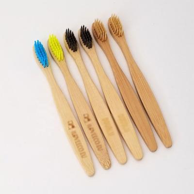 China Home Manual Daily Use Baby's Plant Basic Bamboo Toothbrush for Environmental Natural Protection and Clean Air for sale