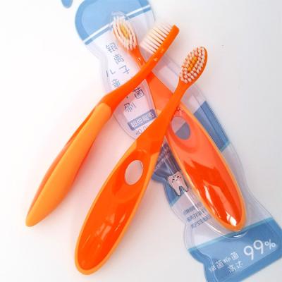 China Wholesale 1088 Finger Practice Toddlers Finger Practice Toothbrushes [With Hole On The Handle for sale