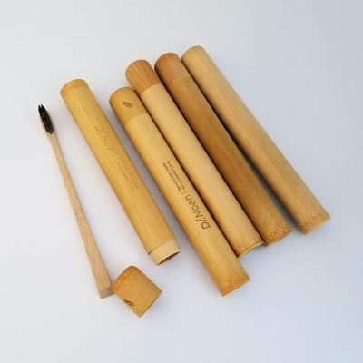 China 100% eco-friendly 100% biodegradable bamboo toothbrush crates, eco-friendly natural toothbrush holder/container for sale