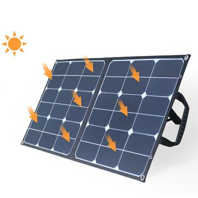 China OEM Portable Foldable Flexible Phone Solar Charger 60W 100W 500W Solar Power System Cell Solar Panels K-60W for sale