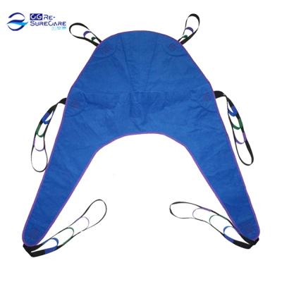 China Universal Rehab Center Crane Patient Care Body Lift U Handling Aid Sling Straps With Elderly Main Support For Toileting for sale