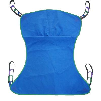 China Rehabilitation Center Universal Standard Full Body Patient Transfer Lift Sling For Disabled Patient With Head Support for sale