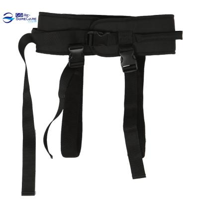 China Medical Padded Rehab Center Support Best Gait Belt Transfer With Thigh For Lifting Patients for sale