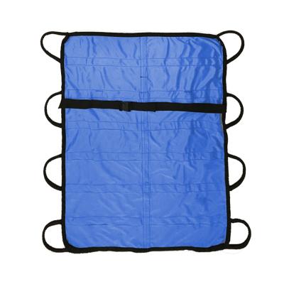 China Rehab Center Soft Medical Patient Transfer Slide Flat Sheet With Handles for sale