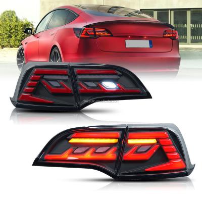 China For Tesla Model 3 Y Star Model LED Star Model Taillight Taillamp Magic Dynamic Dynamic Assembly For Tesla Model 3 Y Tail Light Tail Lamp 2017 To 2020 Plug And Play for sale