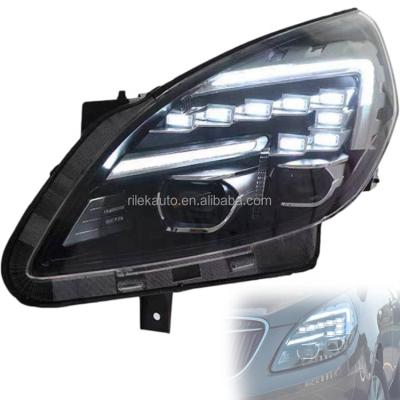 China For Buick GL8 Modified Matrix Scan Full Led Flame Rotate Headlamp For Buick GL8 Head Lamp Head Light 2011-2019 for sale