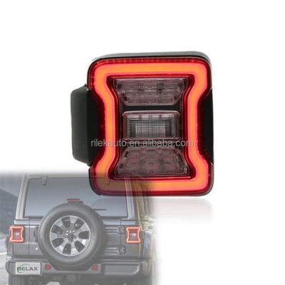 China For JEEP Wrangler JL Full LED Dynamic Rear Tail Light Lamp Tail Light Assembly For JEEP Wrangler JL 2018-2021 Rear Light Plug And Play for sale