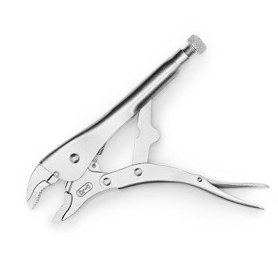 China Assembly 10 Inch Curved Locking Pliers Jaw Lock Key for sale