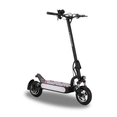 China 10 Inch Quickwheel Magnesium Unisex Electric Scooter Alloy Portable Tire 48V 500W Folding Dual Seat Adult Electric Mobility Scooter for sale