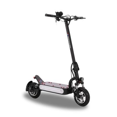 China New Unisex Quickwheel Design High Power 48V 500W 18Ah Battery 10 Inch Fat Tire Foldable Off Road Electric Scooter For Adult for sale