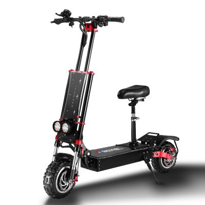 China Hot Selling Unisex Quickwheel Exporers pro 60V 5600W 11 inch Foldable Dual Motor 60V Electric Scooter for Adults for sale