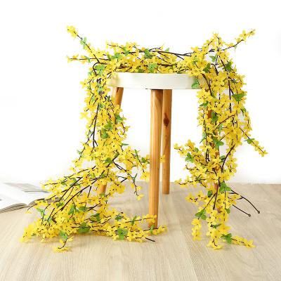 China Wholesale Artificial Home/Office/Garden Artificial Flower Garland Flower Jasmine Vine for sale