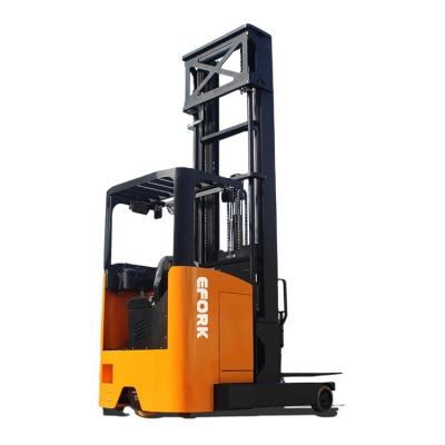 China Advertising Company Reach Truck Electric Reach Forklift Seated Type Narrow Aisle Use Battery Operated for sale