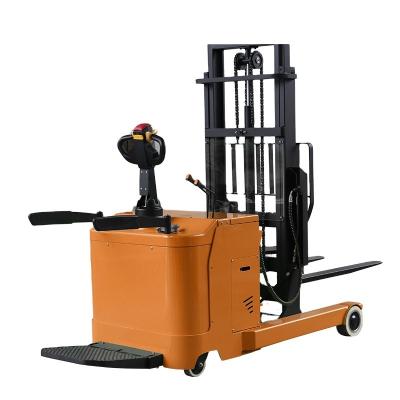 China Advertising company 1ton-2ton battery reach truck electric forklift stacker with sale for sale