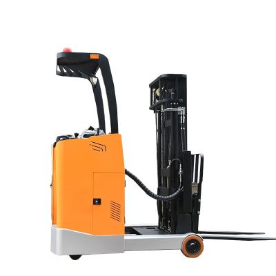 China Advertising Company 1 Ton 1.5ton 2ton Electric Full Reach Truck Stacker With Triple Freestanding Full Mast for sale