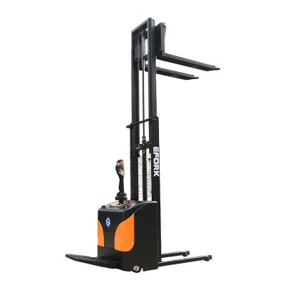 China Advertising Company 1.5 Ton Electric Stacker Electric Pallet Stacker Design Pallet Stacker New for sale