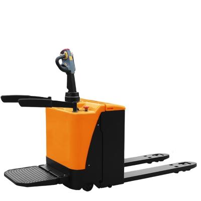 China Advertising Company EFORK CHINA AC Motor Self Adjustable Spring Sealed Battery Electric Forklift Electric Pallet Truck for sale